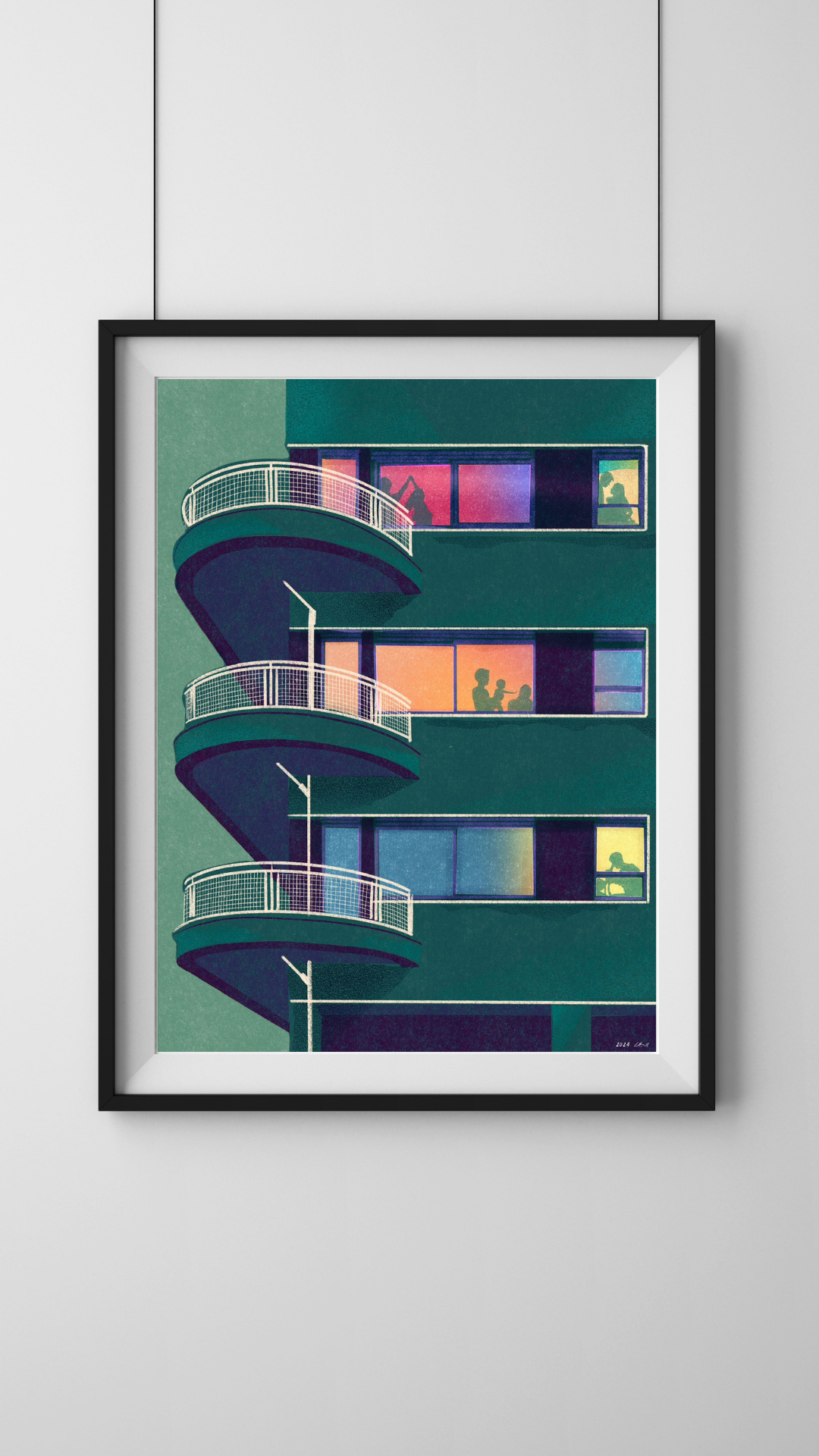 Evening Stories, Art Print