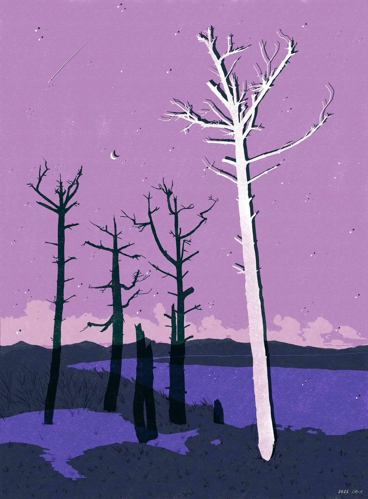 The Beach, Art Print